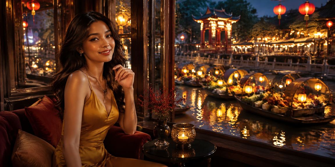 Quán cà phê Hà Nội minh họa người dùng kiểm tra thanh toán VND