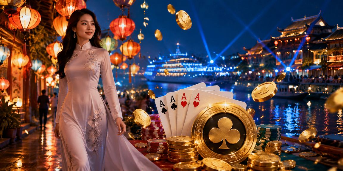 Chợ đêm Huế gợi ý nhóm bài và table games trong danh mục oke